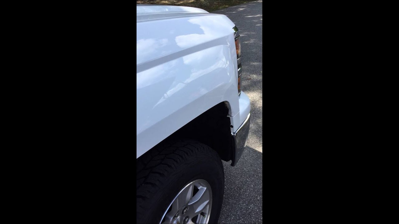 Sharp Crease Dent 2014 Chevrolet Silverado - YouTube