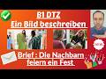 DTZ B1 Briefe schreiben + Bildbeschreibung