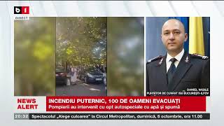 Incendiu Puternic, 100 De Oameni Evacuați. Focul A Izbucnit În Clădirea Fostului Cinematograf Gloria