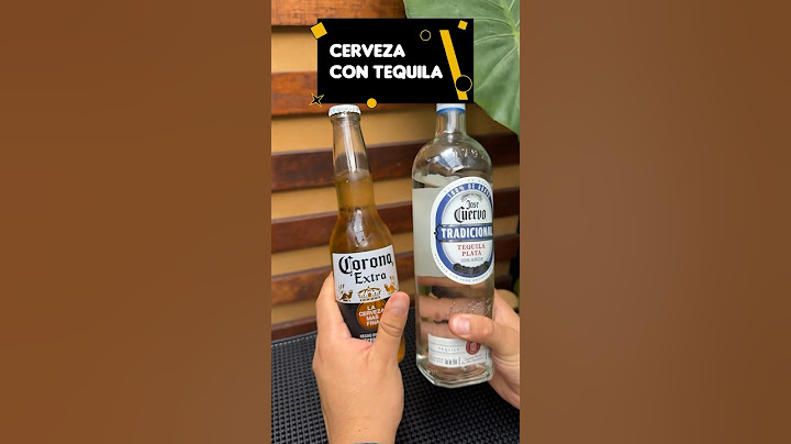 ¿Qué pasará si juntamos TEQUILA y CERVEZA?