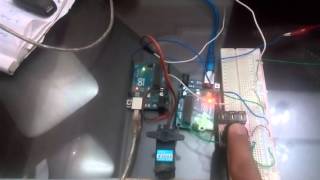 joystick to control servo motor with master and slave arduino UNO