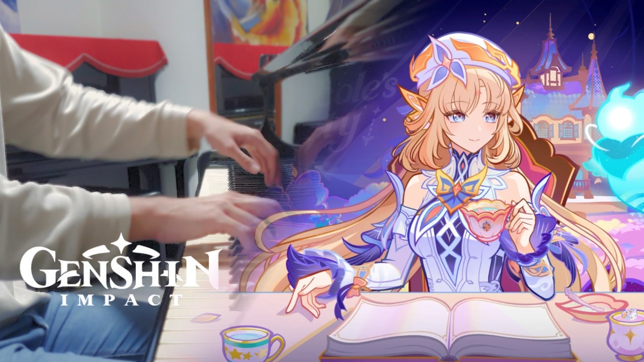 'After Tea Party' Nicole Secret Home Nod-Krai OST | Genshin Piano + Sheet