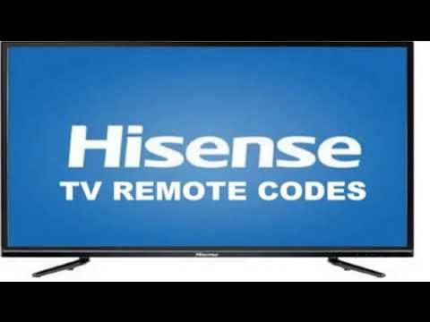 Remote Control Codes For Hisense TVs  Hisense TV Universal Remote control  codes 