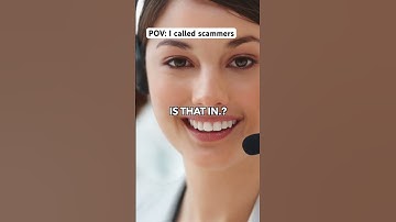 POV: I called scammers #shorts