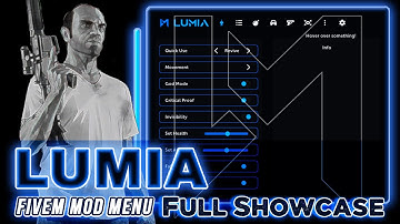 Lumia FiveM Mod Menu [Top Troll Menu] [Full Showcase]