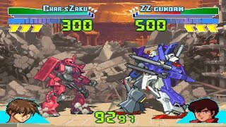Gundam: Battle Assault [PS1] - Char's Zaku in Story Mode