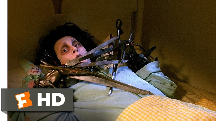 Edward Scissorhands (1990) - Edward Frightens Kim ...