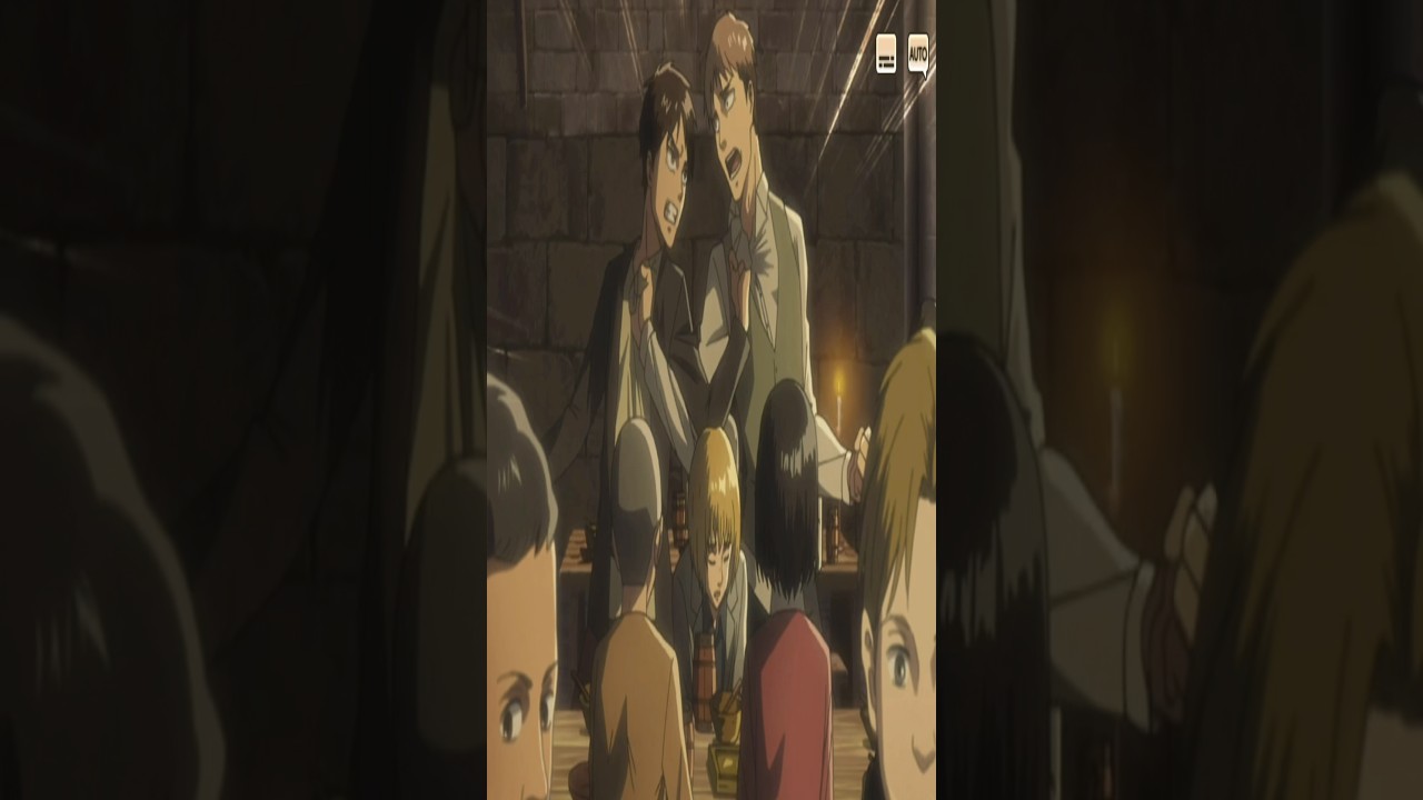 【進撃の巨人名シーン1029】はじまりの街　奪還作戦の夜　いいと思う