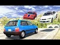 Street Racing Crashes #12 - BeamNG Drive | CrashBoomPunk