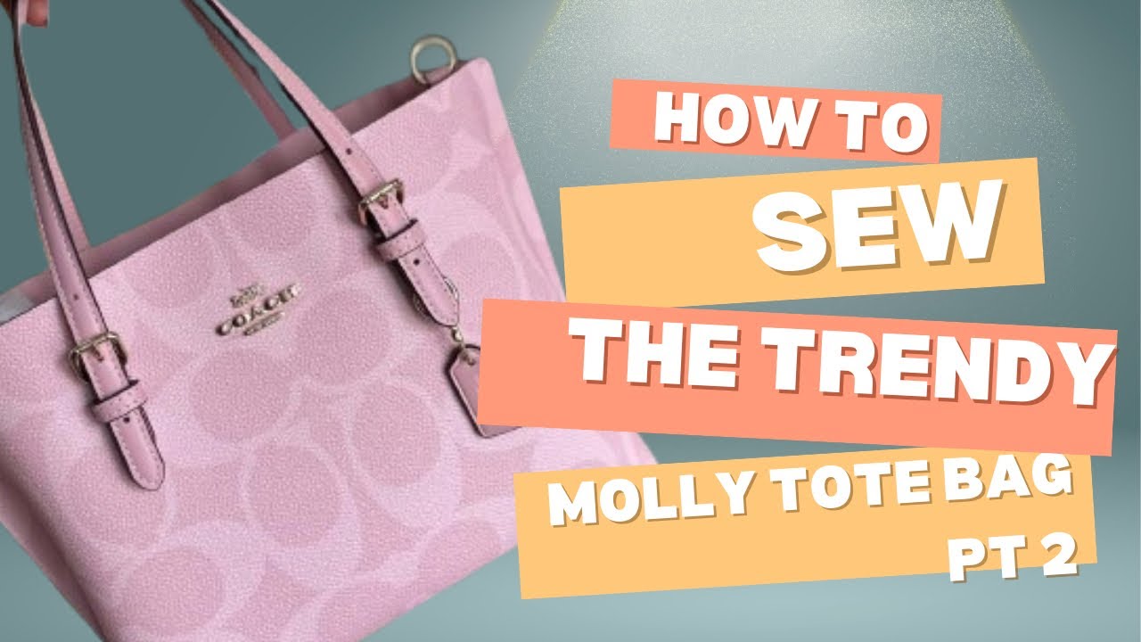 How to Make the Viral Trendy Tote Bag (Full cutting and sewing tutorial ...