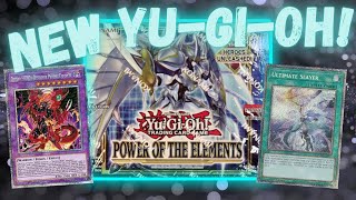 NEW-Yu-Gi-Oh! Power of the Elements Booster Box opening!!!