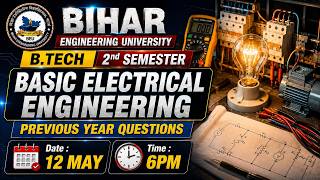 Basic Electrical Engineering | B.Tech 2nd Semester | Previous Year Questions | BEU Patna #bihar