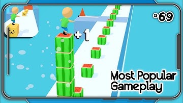 Cube Surfer - All Levels Gameplay (Voodoo) Android,ios #69