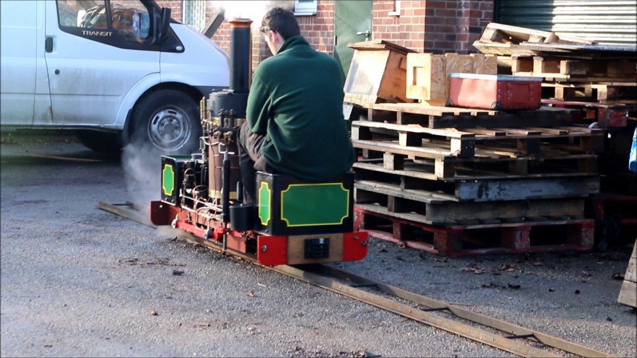 7 1/4 inch narrow gauge vertical boiler 0-4-2 - YouTube