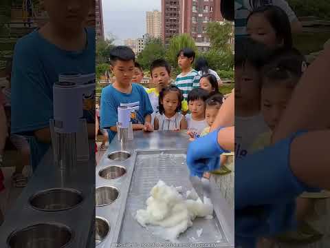 Today I made tasty ice cream for the kids.🍨🤤 #shortvideo