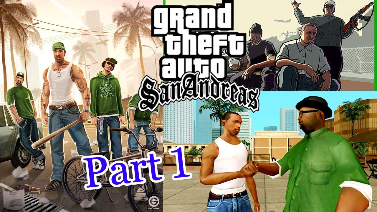 Grand theft auto san andreas Mission 1 - YouTube