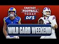 NFL DFS Wild Card Weekend Preview: Main Slate Lineups, Picks, Stacks and Ownership I FFT DFS