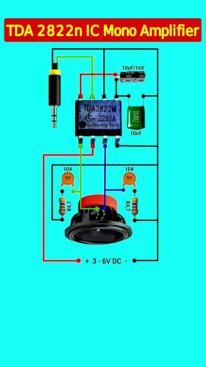 TDA 2822N IC Mono Amplifier: Compact, Powerful, and Efficient Audio Solution