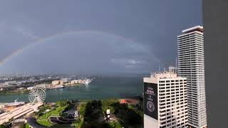 Double rainbow in Miami