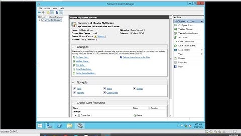 How to configure a Failover Cluster using Windows Server 2012 R2 devices - Techledge