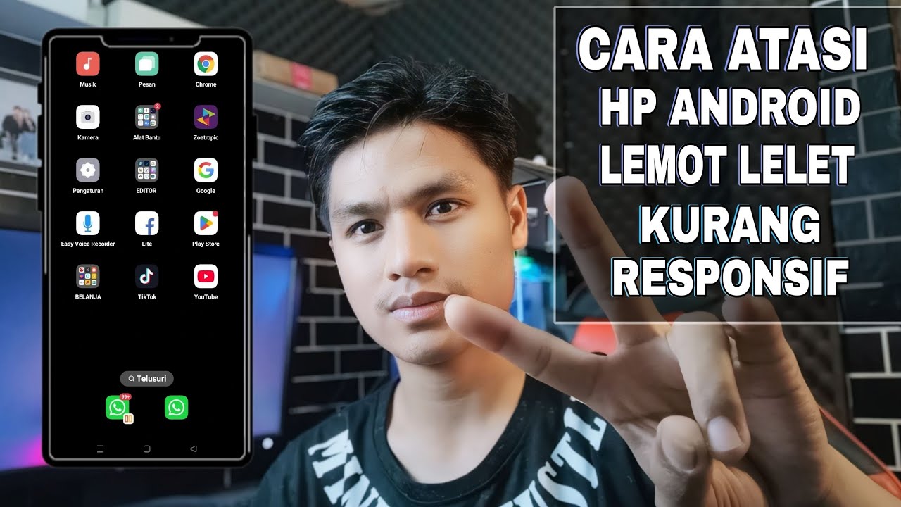 Cara Mengatasi Hp Android Lemot Lelet Dan Kurang Responsif - YouTube