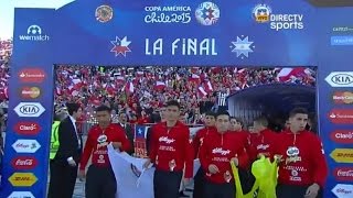 Himno de Argentina - Chile  - FINAL Copa América 2015