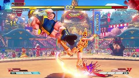 STREET FIGHTER 5 Lucia V Trigger 2 Combo