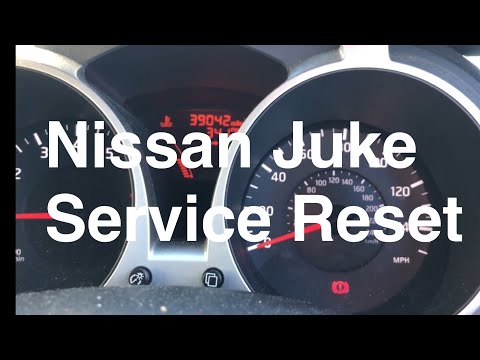 Nissan Juke service light reset.  how to reset.