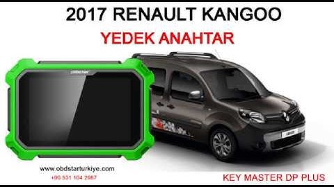 RENAULT 2017 KANGOO - YEDEK ANAHTAR - KEY MASTER DP PLUS