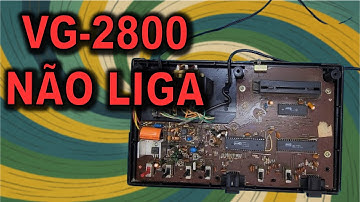 CCE SuperGame VG-2800 - Não Liga e AV MOD