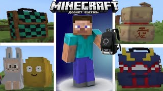 “Backpack Modpack in Minecraft PE 🎒 | Extra Inventory & Survival (2025)”