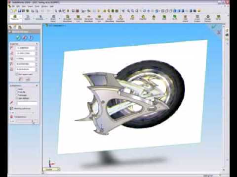 How to make a face transparent in SOLIDWORKS - YouTube