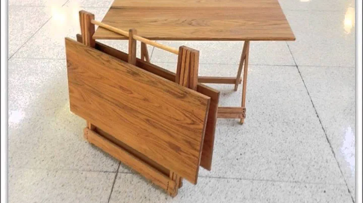 Large Card Folding Table made from Solid Oak