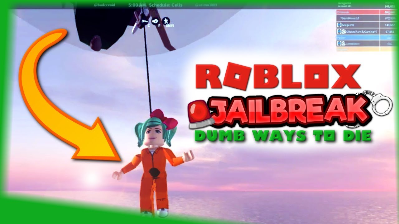 Crazy Ways To Die In Roblox Jailbreak Youtube - hexaria exclusive look at this new roblox roleplay game youtube