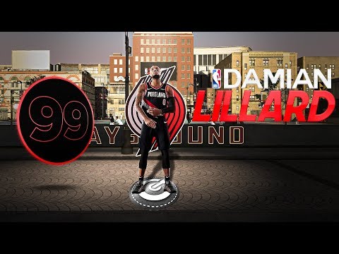 99 OVR DAMIAN LILLARD BUILD is the BEST POINT GUARD BUILD in NBA 2K20