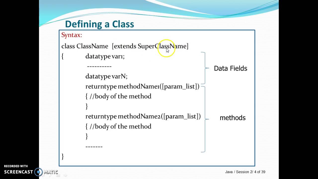 Introduction to Classes, Objects and Methods - YouTube