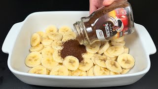 Whip coffee with a banana! Delicious no-bake dessert!