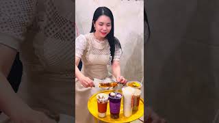 Hottrend Trà Măng Cụt tại quán The Sugar Long Xuyên