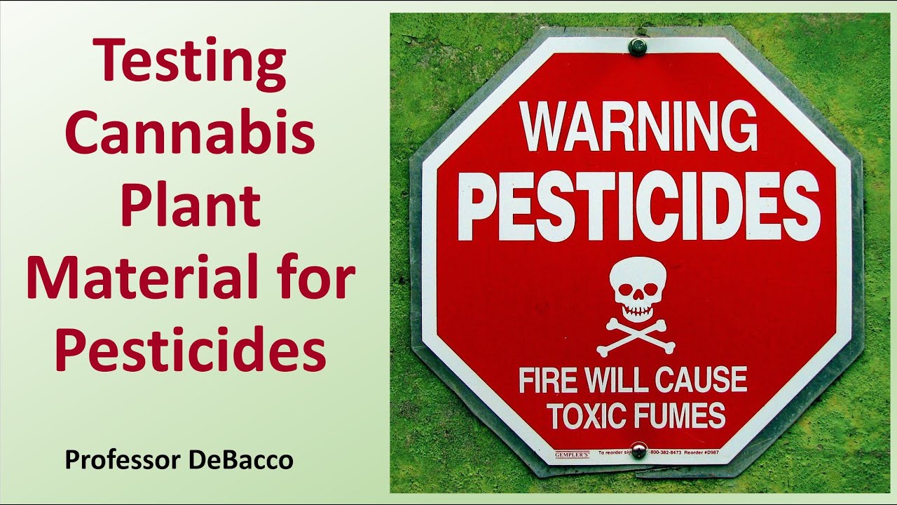 Testing Cannabis Plant Material for Pesticides