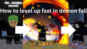 How to level up fast in demon fall 