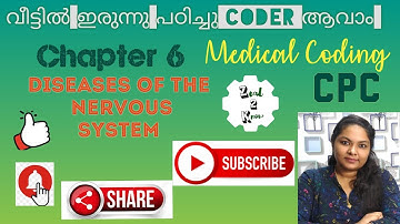 ICD-10-CM/CHAPTER 6/DISEASES OF NERVOUS SYSTEM/IN MALAYALAM // MEDICAL CODING