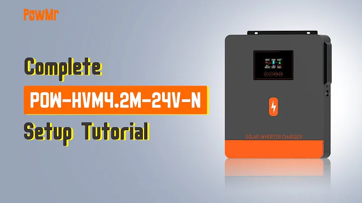 How to Setup the PowMr 4.2KW Hybrid Solar Inverter?