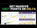 DELTA AIRDROP LATEST UPDATE: ACCUMULATE USCT points &amp; Later CONVERT to USDT