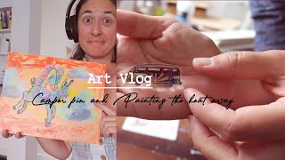 Art Vlog: Cutest Pin ever