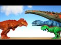 NEW Carcharodontosaurus VS ARK Dinosaurs! | Carcha VS Giga