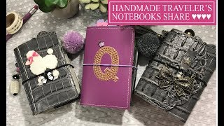 New Travelers Notebooks Share - Travelers Notebook Flip Through - New Travelers Notebooks Set Up