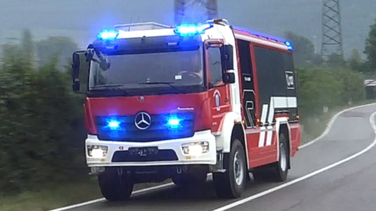 [SIRENA PNEUMATICA] Nuovissima AutoPompa Rosenbauer in emergenza ...