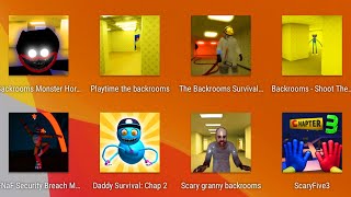Backrooms Monster Horror,FnaF Security Breach,Daddy Survival Chap 2,Scary five nights Chapter 3 screenshot 4