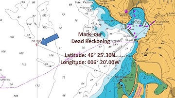 RYA Day Skipper: Plotting a Dead Reckoning Position