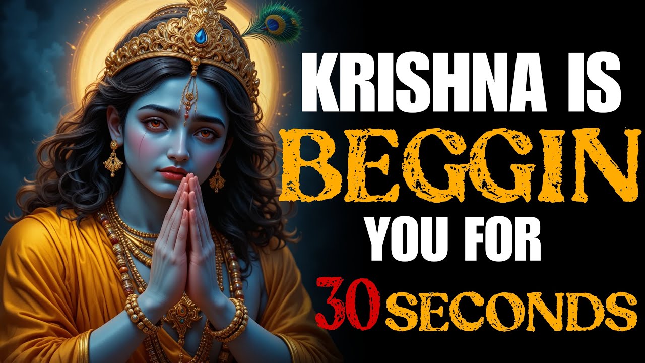 Krishna Is Begging You to Hear This TODAY – Your Life Is About to Change | Krishna says 